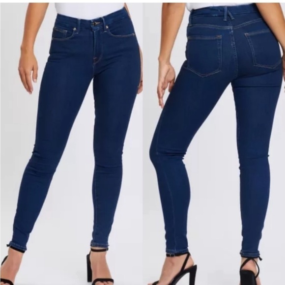 Good American Denim - Good American Good Legs Skinny Jeans High Rise Dark Wash Size 2 / 26